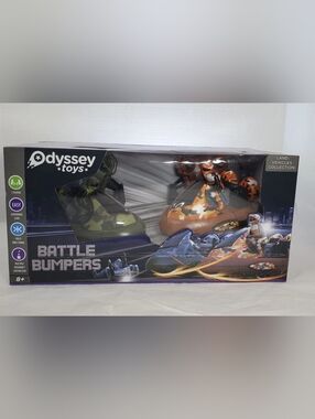 Odyssey Toys Battle Bumpers Boats Remote Control - Orange & Olive Camo
